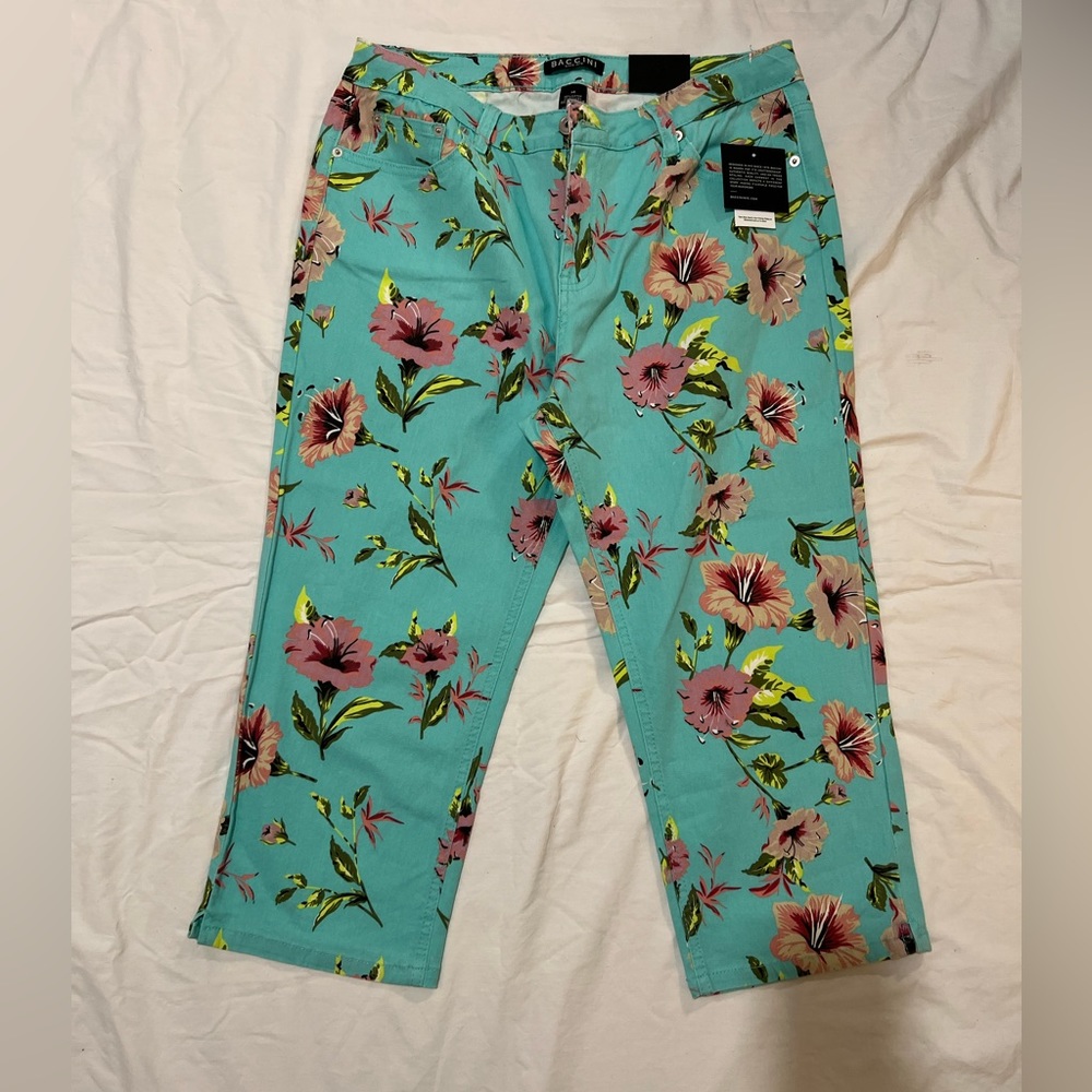 Turquoise floral Capri - Baccini